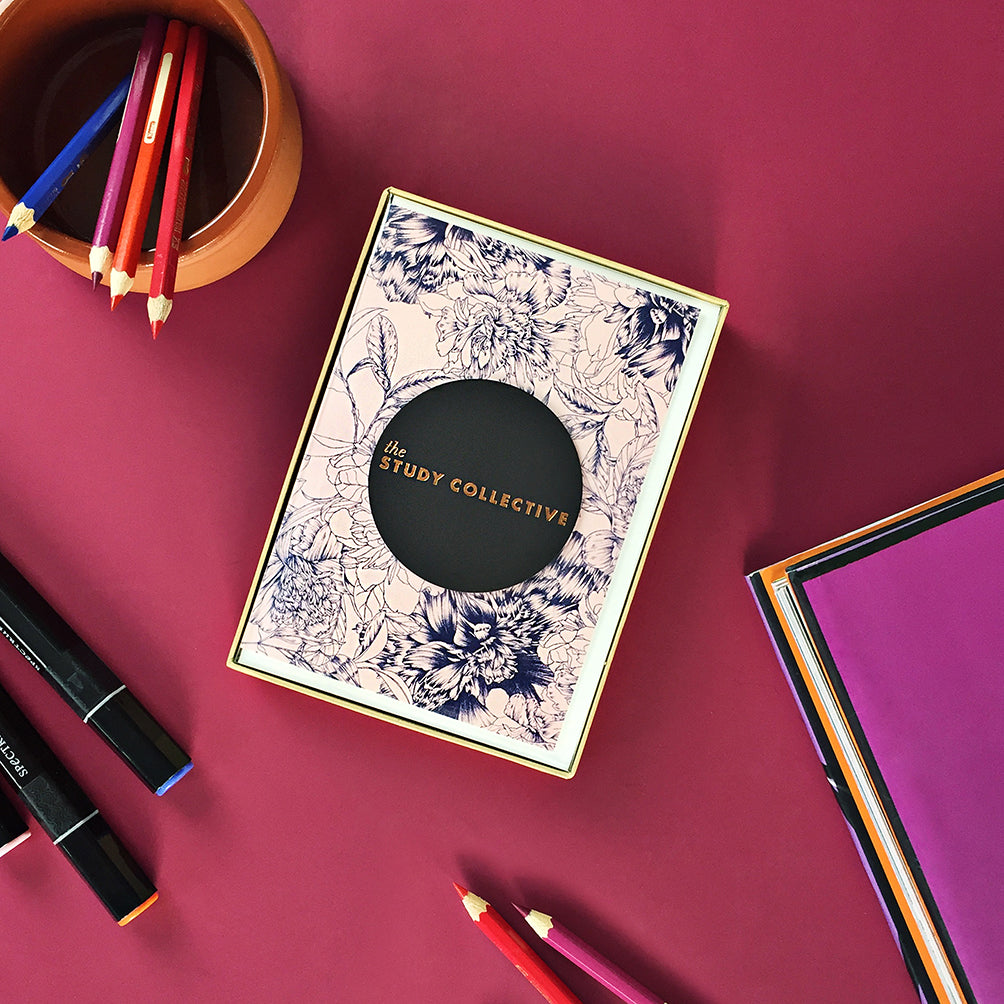 PENCIL FLORAL BOX SET